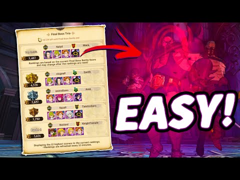 Final Boss Taizoo is Here and Its TOO Easy... | The Seven Deadly Sins: Grand Cross