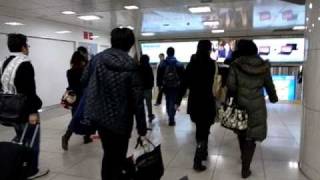 Walking Through Tokyo Station (101209-2238)