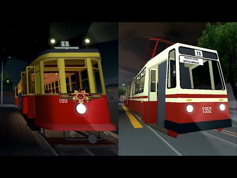 【Roblox TashTram】Victory Day 2025 1/3: Retro tram X + LVS-86 tram