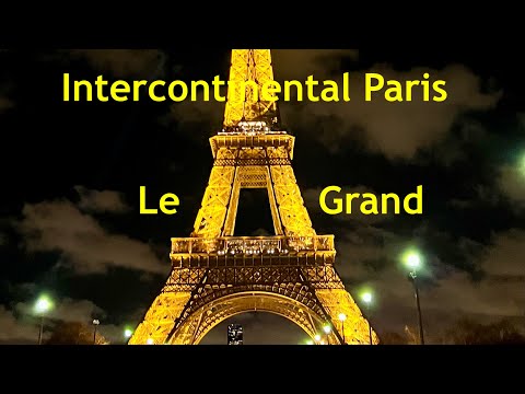 Intercontinental Le Grand Hotel in Paris France, December 2023.