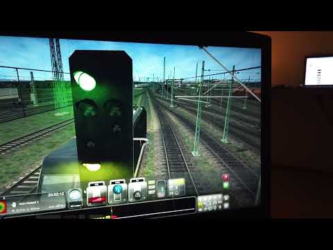 MongoTV_10462 - Del 21 - Køre TRAIN SIMULATOR 2.JULEDAG NAT Med ICE Tog i TYSKLAND