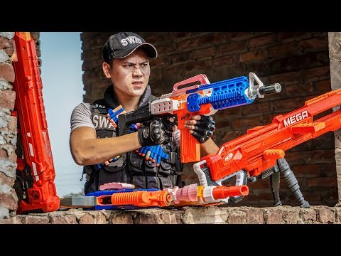 LTT Game Nerf War : Winter Warriors SEAL X Nerf Guns Fight One-Eyed Gang Rocket Video