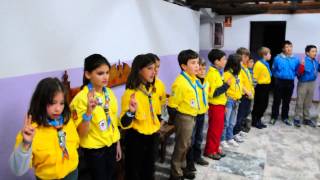 preview picture of video 'Campa de S. Santa 2013 (1) - Ceremonia - Himno Scout'