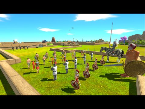 ANCIENT HUMANS SAVING CARNIVOROUS DINOSAURS in PARKOUR ROAD - ARBS