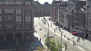 Webcam Live Damrak beursplein Amsterdam