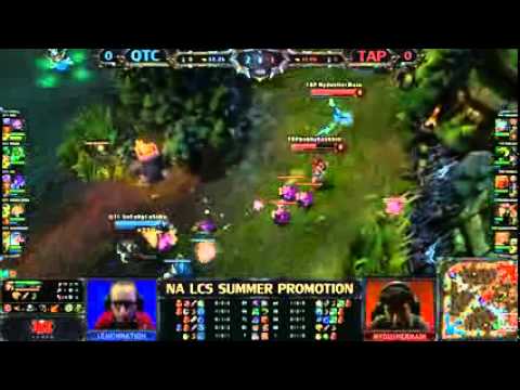 QTC vs TAP game 1   LCS 2013 NA Summer Promotion Tournament D1
