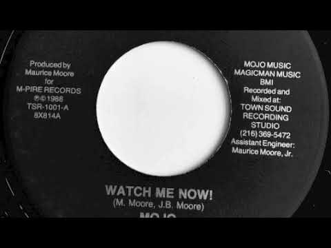 Mojo - Watch me now! ( M-Pire Records 1988 ) 7" Electro Funk Boogie Warren Ohio