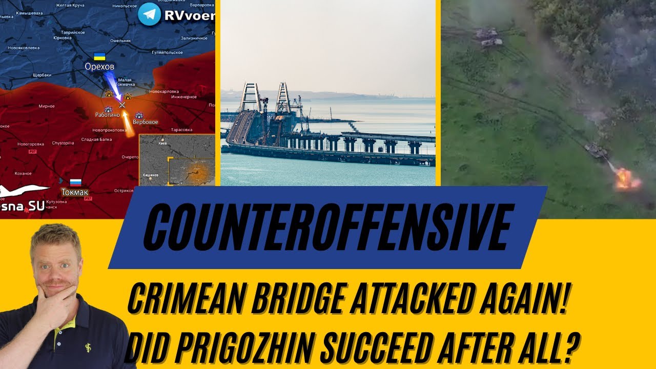 Crimean Bridge ATTACKED! Was Prigozhin successful after all? What happens to Shoigu and Gerasimov?