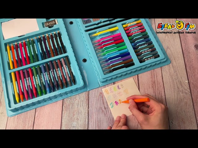 Набор Lanson Toys юного художника 101предмет с 3лет - видео
