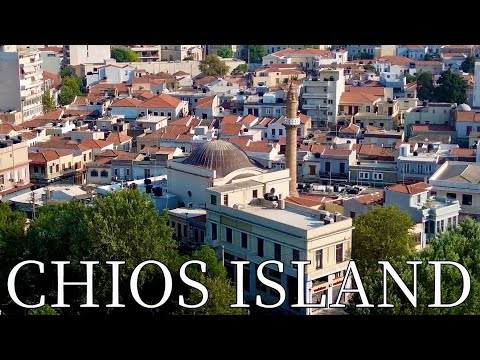 Island Chios, Greece - Windmills | Medieval Mastic Villages | Castles | by drone [4K]. #greekislands