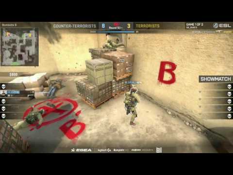 CS:GO - Showmatch [Dust2] Match 2 - ESL Pro League Season 4 - EU Matchday 20