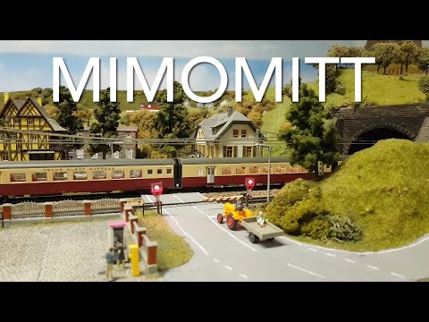 Modelleisenbahn Märklin, Trailer zu Mimomitt, H0 Anlage 1:87, realitätsgetreu vielfältig, M-Gleis