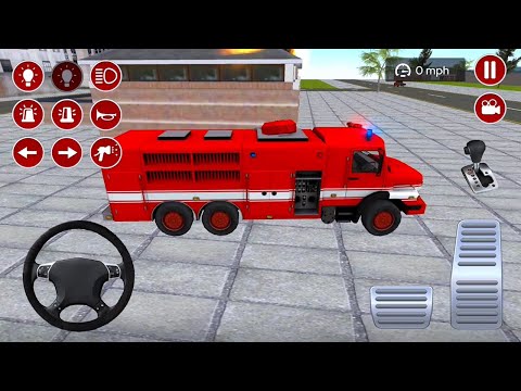 Wildland Fire Truck Driver Games - Fire Truck Simulator 2020 #5 - Android Gameplay