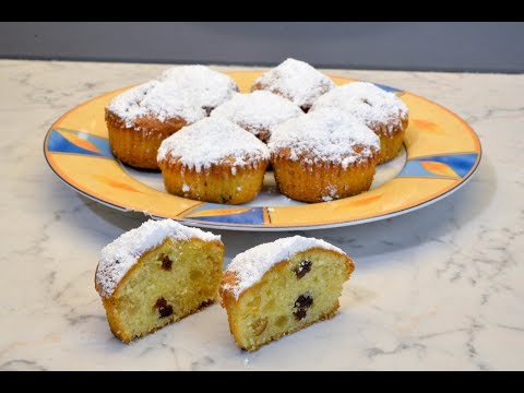 Marzipan-Stollen-Muffins der Stollen im Muffinformat