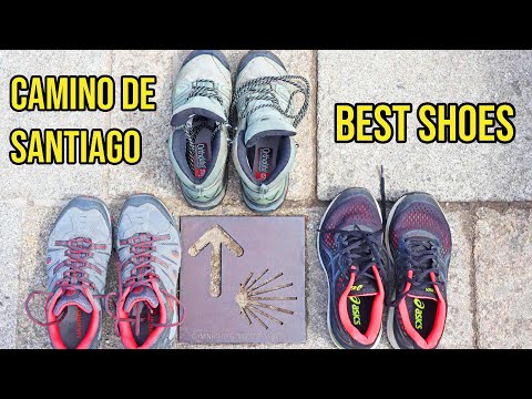 Best shoes to walk the Camino de Santiago. Hiking shoes vs running shoes vs Gore-Tex hiking boots
