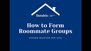 How to Form a Roommate Group
