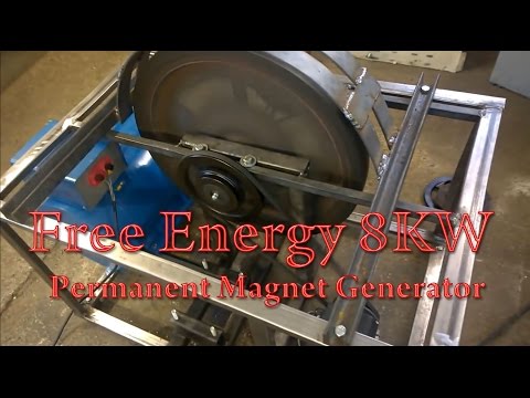 Generator PMG Perpetuum Mobile Free Energy 8KW Test1