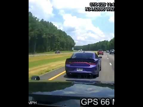 Purple Dodge Charger Hits 165 MPH! #policechase