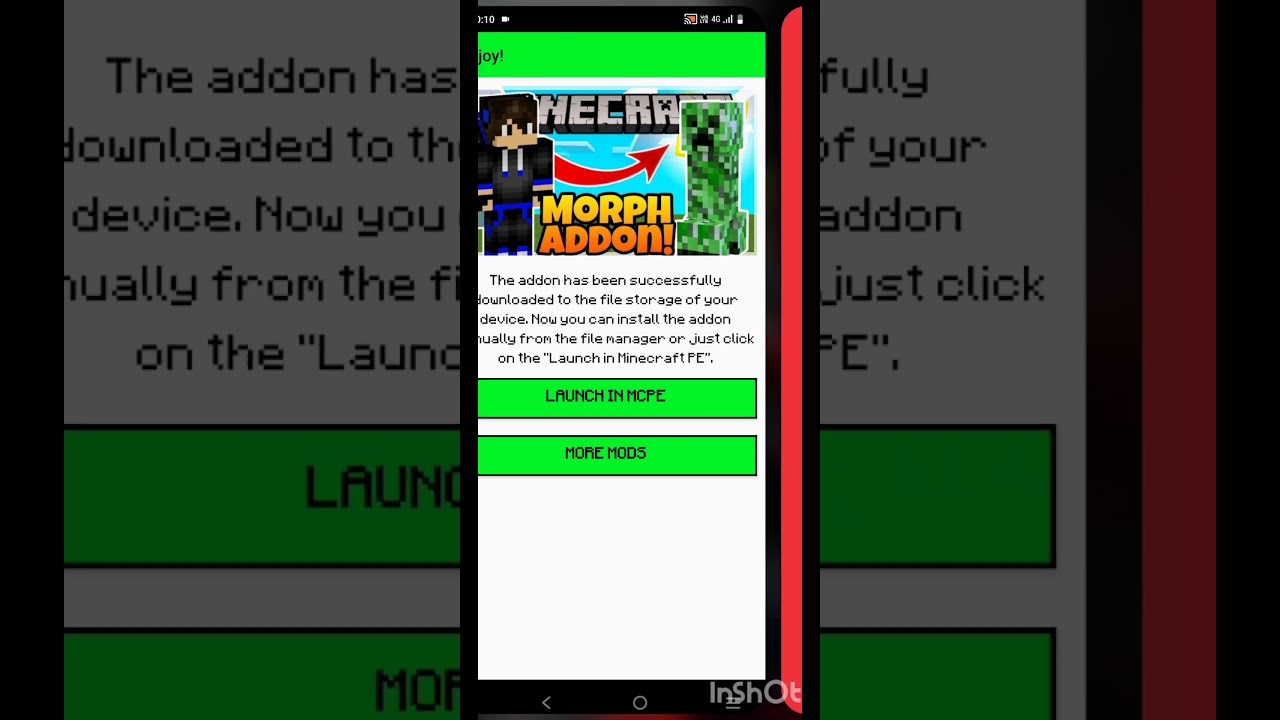 How to download Morph mod for MCPE#minecraft#modsforminecraft