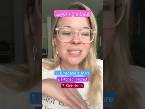 Layering a beat 🥁 #beatboxgirl #beatbox