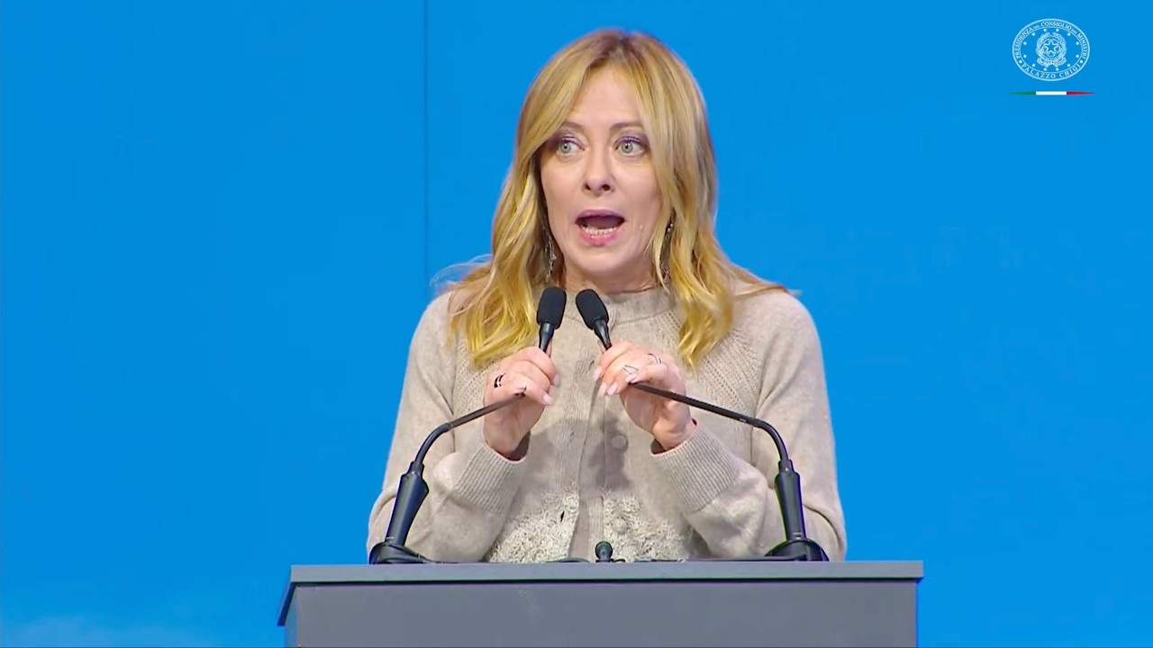 GIORGIA MELONI ALL'INAUGURAZIONE DELLA FUNIVIA DELLE MELE DEL CONSORZIO MELINDA