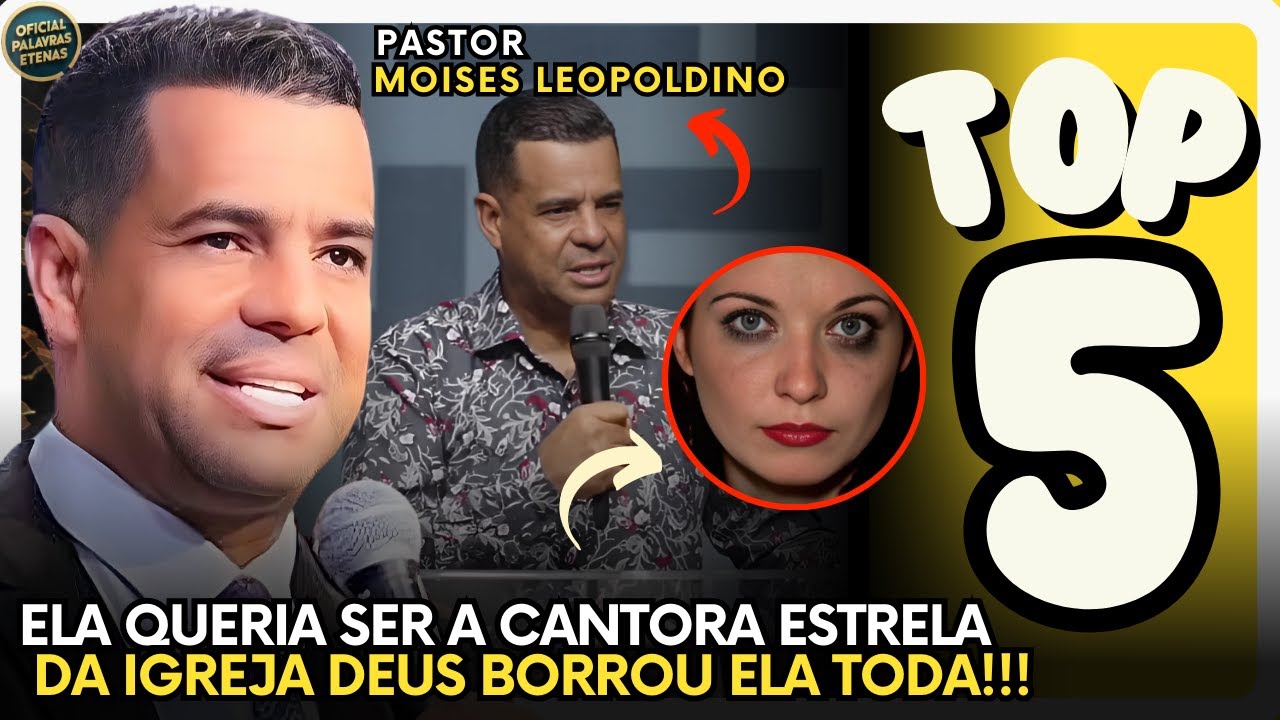 5️⃣ Testemunhos fortes do 👉Pastor Moises Leopoldino!👈 Deus vai falar 5 vezes no seu coração🔥