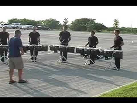 Blue Knights tenor sectional