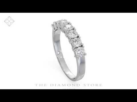 FT32 - Chloe 7 Stone Diamond Eternity Ring 1.00CT