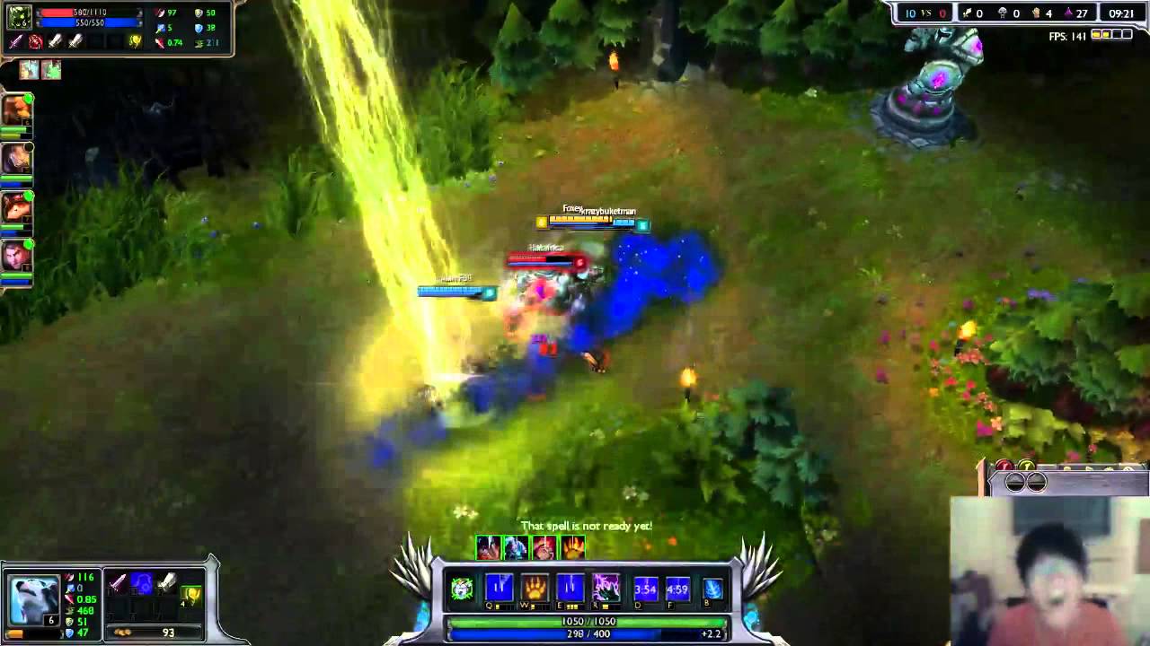 Liên Minh Huyền Thoại: gank thế này làm sao mà chạy =)))