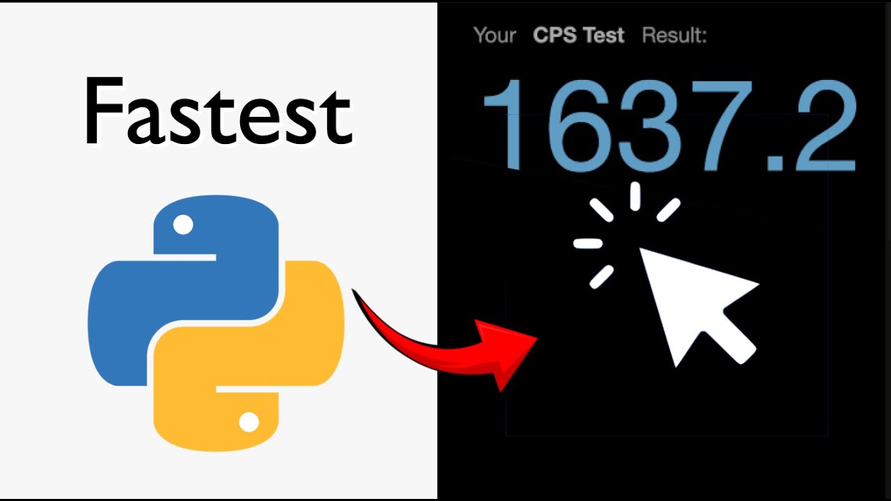 Python Project: 1600CPS Autoclicker