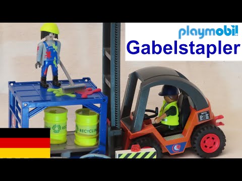 playmobil 70772 - Gabelstapler mit Maler