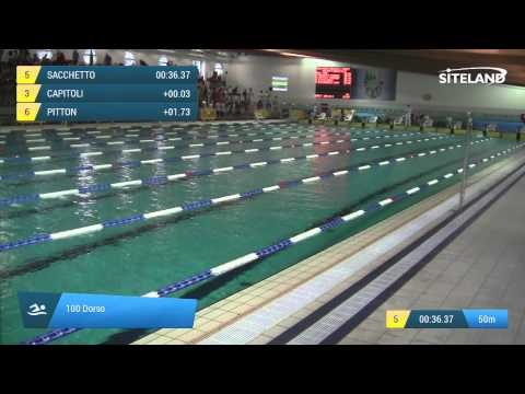 Serie 6 dei 100 Dorso  Assoluti Femmine Master - Campionati Regionali Master 2015 VENETO e FRIULI V