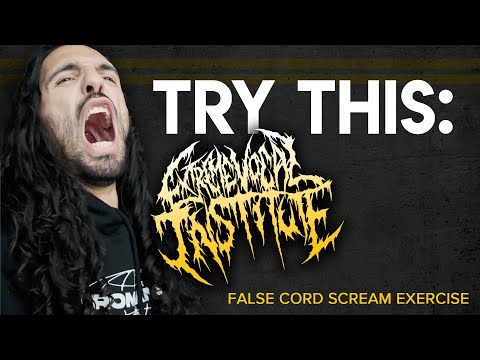 Try this false cord scream exercise!