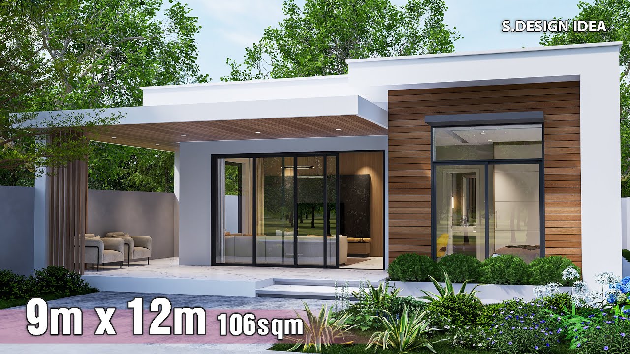 Modern House Design | 9 x 12 Meters (Simple and Modern) | 3Bedrooms