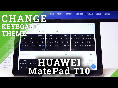 How to Change Keyboard Theme on HUAWEI MatePad T10 – Personalize Keyboard Look