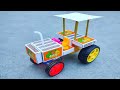 How To Make A Tractor From Matchbox At Home Science Project Mini Tractor Toy Vijenderart