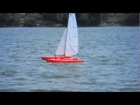 FireDragon - Hydro Foiling on Asymmetric Foils - Mini40/F-48 Trimaran