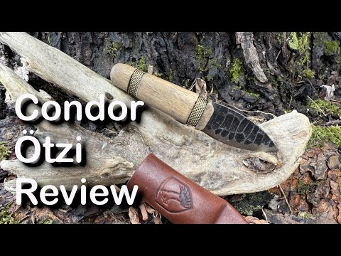 🔪 Ötzi Knife Review – A fun  Primitive Bushcraft Blade | Condor Knife Field Test