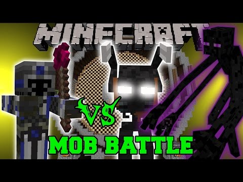 DARK MAGE VS MUTANT ENDERMAN & MORBID HARVESTER - Minecraft Mob Battles - Mods