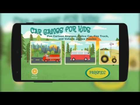 Car Games for Kids: Puzzles Video