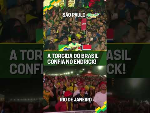 A TORCIDA COMEMOROU A ENTRADA DE ENDRICK, PENA QUE NÃO FOI O SUFICIENTE… #shorts
