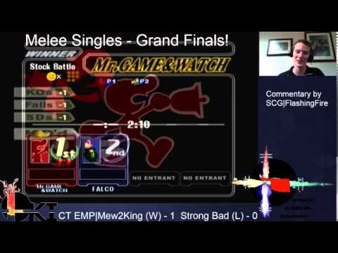 OKI Melee Grand Finals - CT EMP|Mew2King (G&W, Roy) vs Strong Bad (Fox, Falco, DK)