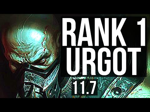 URGOT vs RENEKTON (TOP) | Rank 1 Urgot, 2/1/5 | NA Challenger | v11.7