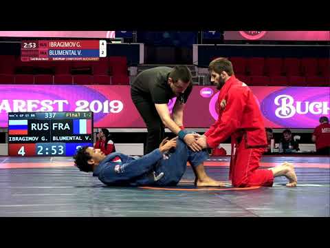 GOLD Men's GP Gi - 66 kg: G. IBRAGIMOV (RUS) v. V. BLUMENTAL (FRA)