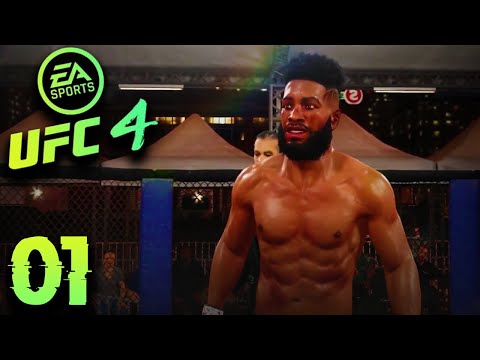 UFC 4 Career Mode - Part 1 - CHARACTER CREATION & AMATEUR DEBUT!