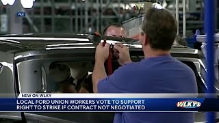 Local Ford union workers vote to support right to strike if contract is not negotiated