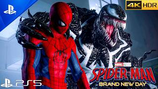 Marvel's Spider-Man Brand New Day Suit VS VENOM BOSS FIGHT PS5 Gameplay 4K60FPS