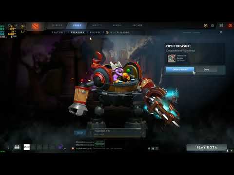 Dota 2 Treasure Opening Immortals treasure 2 (TI9 Battle Pass) - Massive Lion