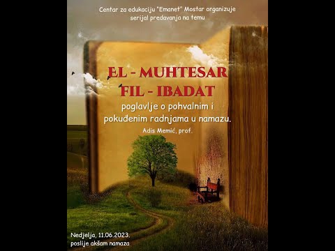 Muhtesar Fil Ibadat 26. dio -  Prof. Adis Memić