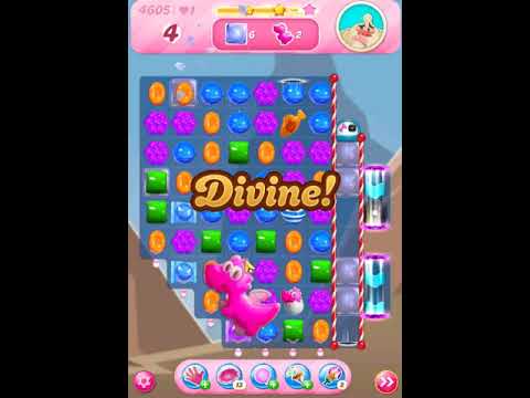 Candy Crush Saga Level 4605 Get 3 Stars, 14 Moves Complete